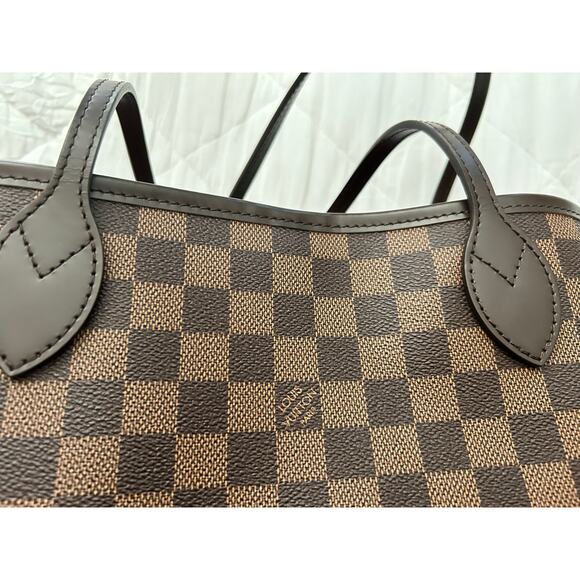 Louis Vuitton MM Ebene Damier Neverfull Tote Shoulder Bag AR0128 - Picture 11 of 13